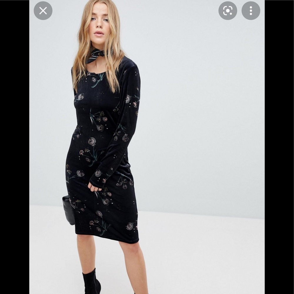 ASOS velvet dress